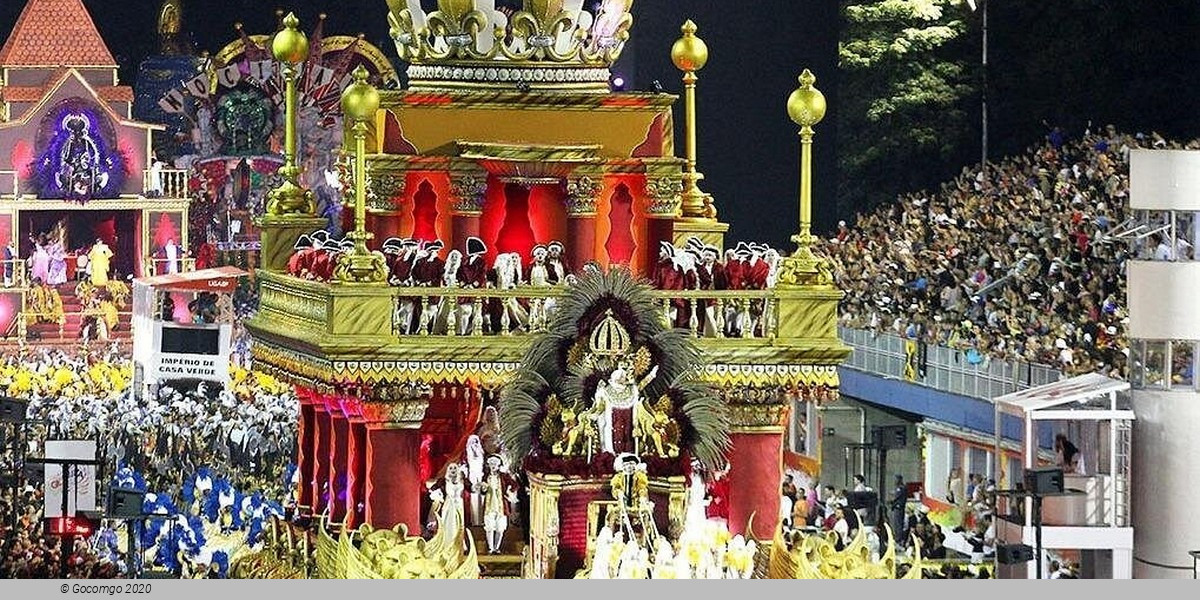 São Paulo Carnival Tickets in High Level Box with included Shuttle, Guide, Food and Drink in a Small Group