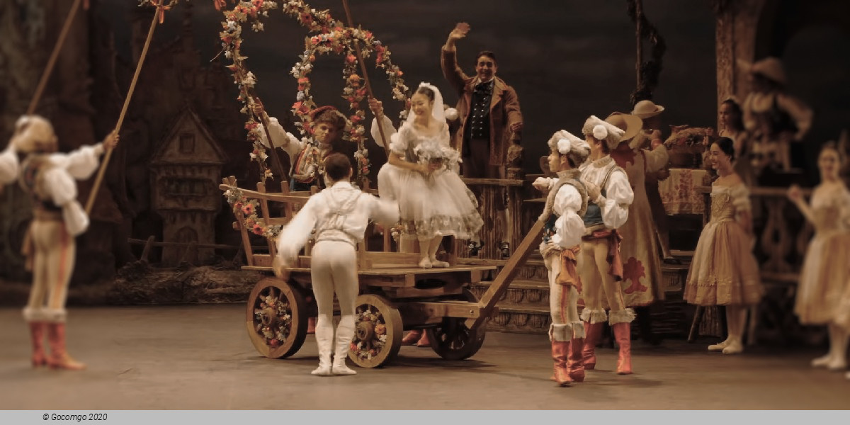 Scene 3 from the ballet "Coppélia", choreography by Ronald Hynd