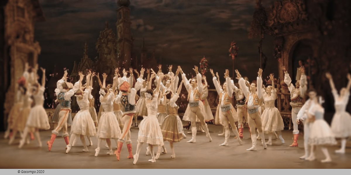 Scene 5 from the ballet "Coppélia", choreography by Ronald Hynd