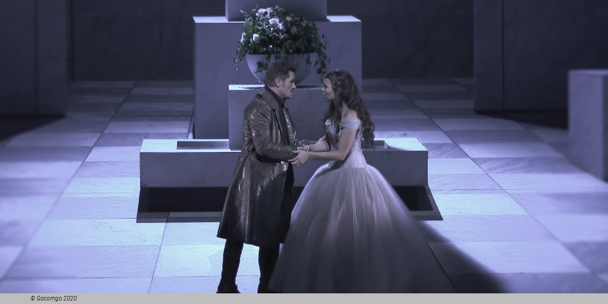 Scene 1 from the opera "Lucia di Lammermoor"