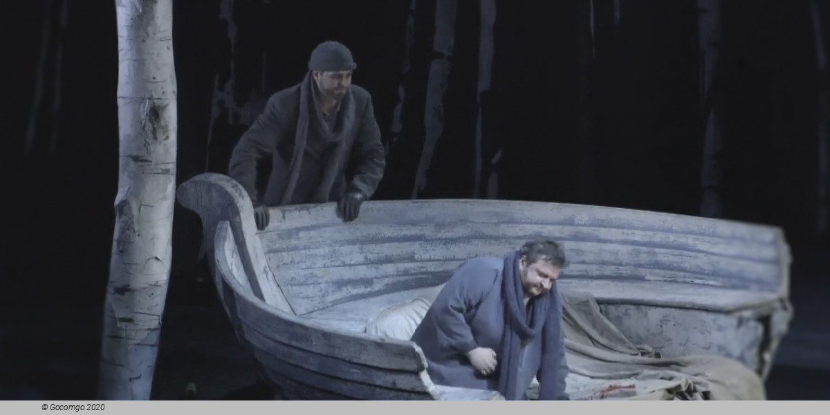 Scene 1 from the opera "Tristan and Isolde"