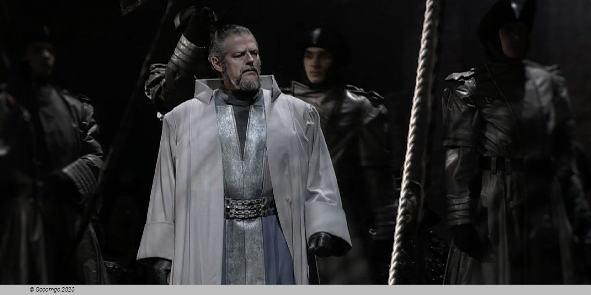 Scene 4 from the opera "Tristan and Isolde"