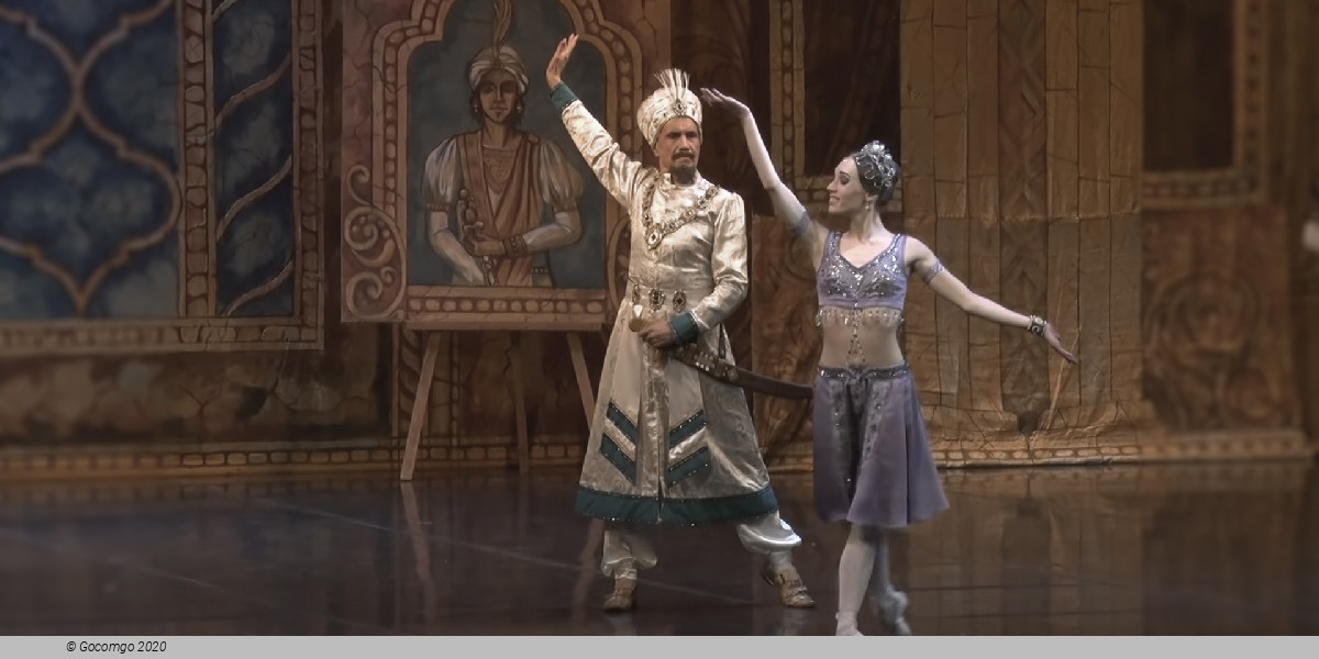 Scene 5 from the ballet "La Bayadère"