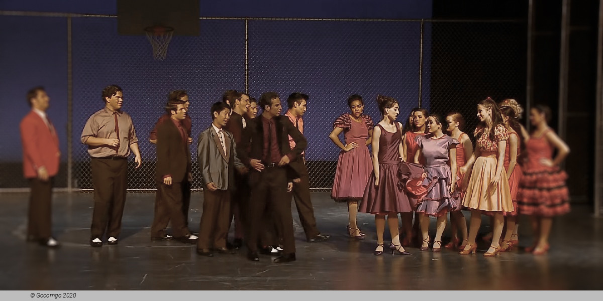 Scene 2 from the musical "West Side Story"