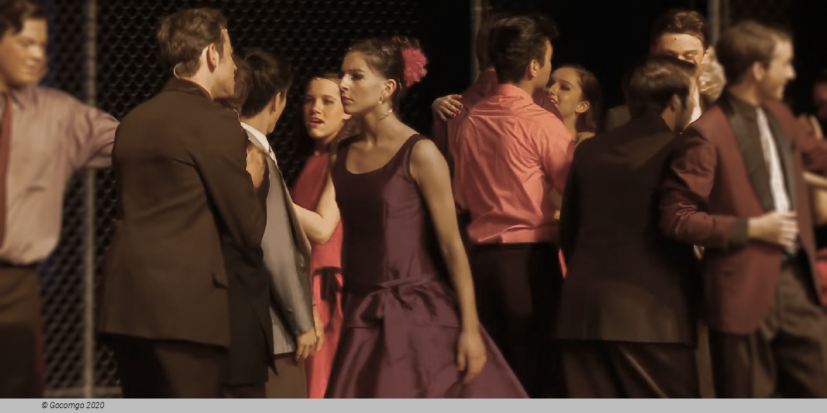 Scene 3 from the musical "West Side Story"