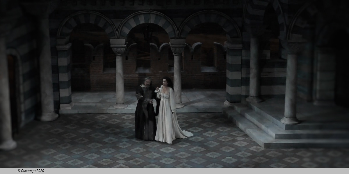 Scene 3 from the opera "L`amore dei tre re"