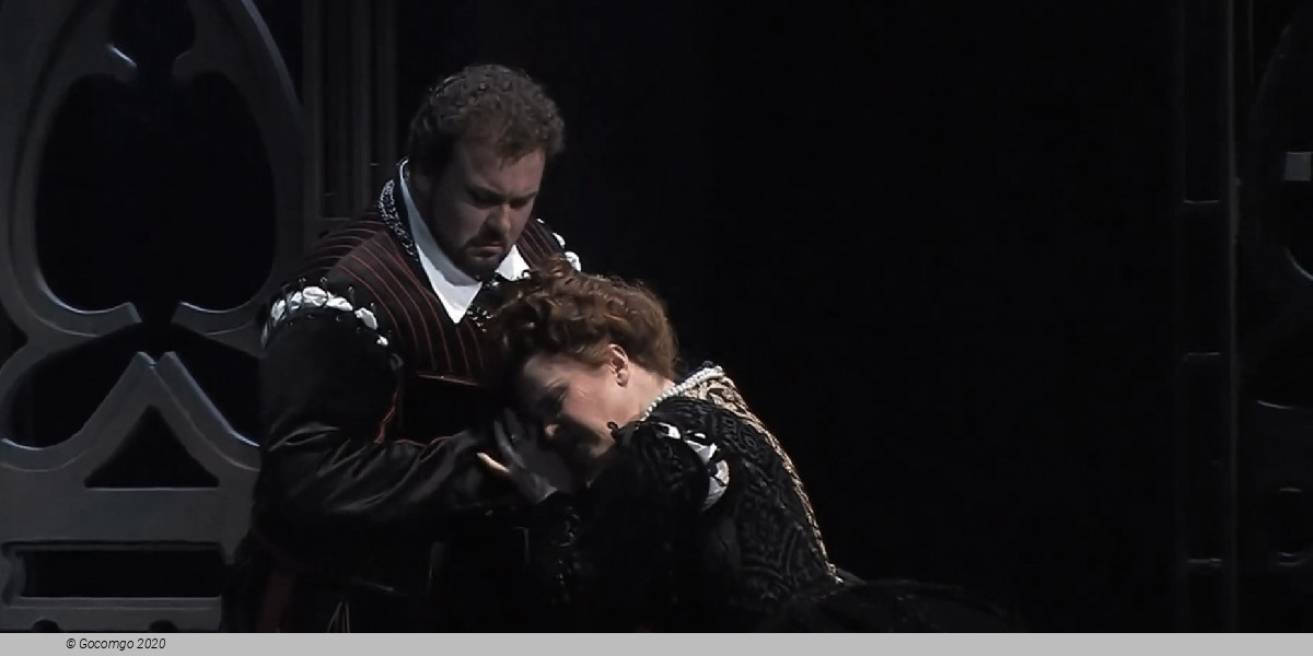 Scene 4 from the opera "Roberto Devereux"