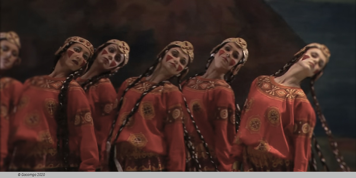 Scene 2 from the ballet "Le Sacre du printemps"