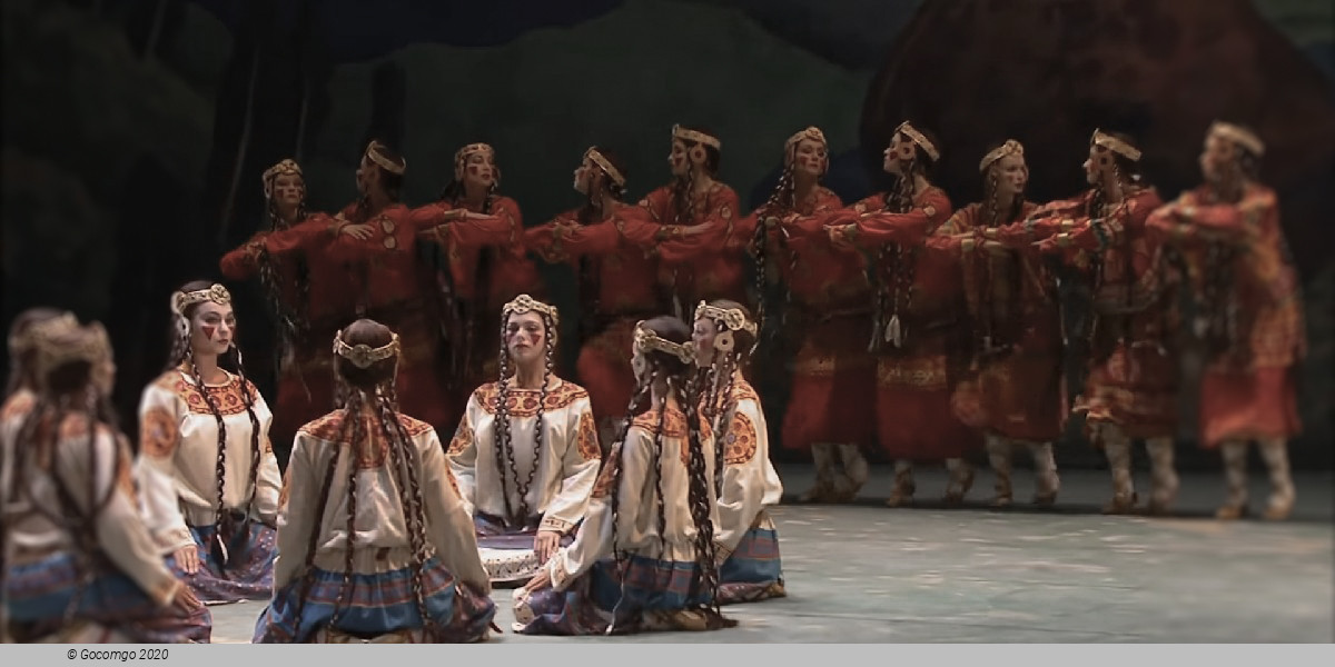 Scene 3 from the ballet "Le Sacre du printemps"