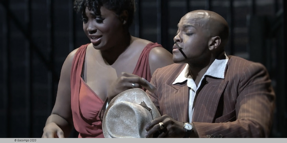 Scene 5 from the opera "Porgy and Bess"