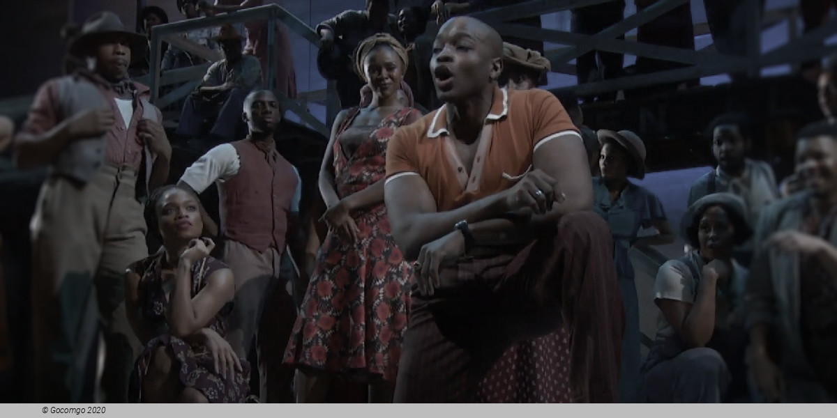 Scene 8 from the opera "Porgy and Bess"