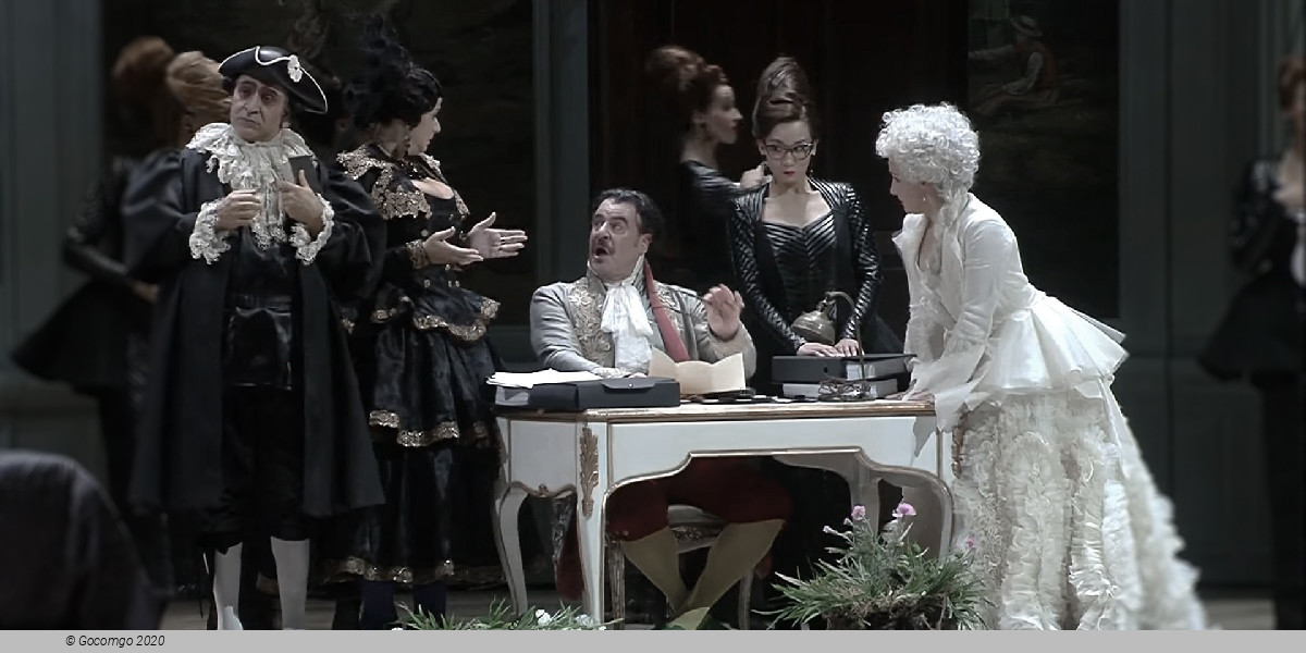 Scene 8 from the opera "The Marriage of Figaro"