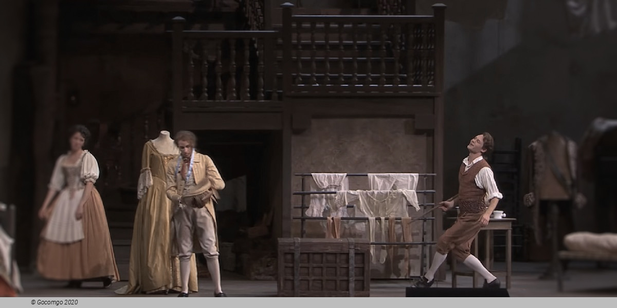 Scene 2 from the opera "The Marriage of Figaro"