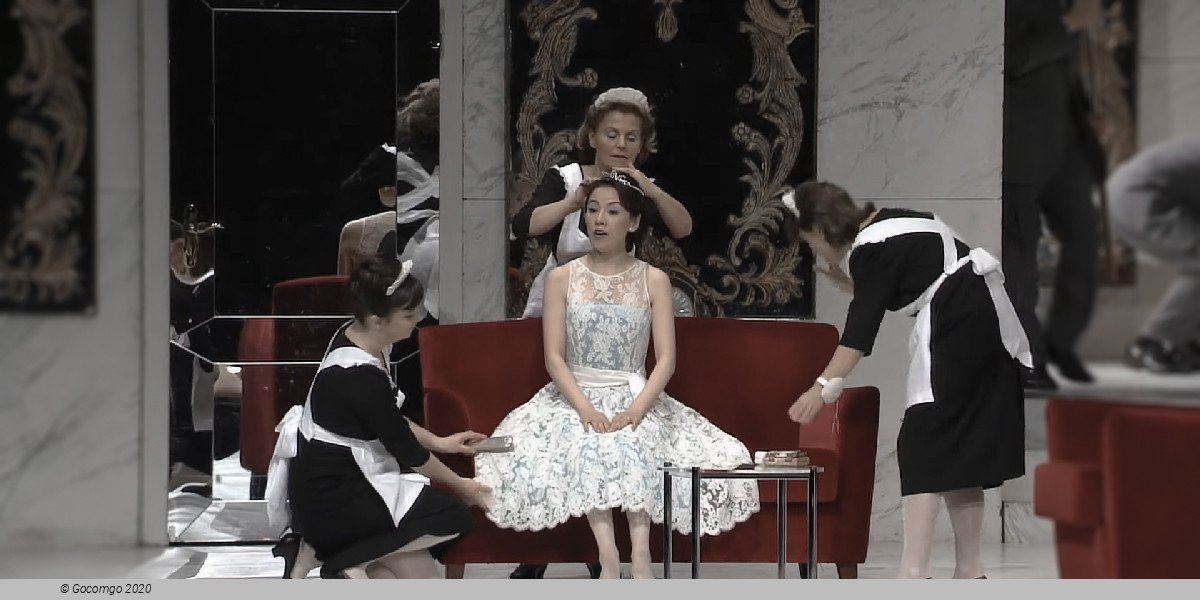 Scene 1 from the opera "Der Rosenkavalier"