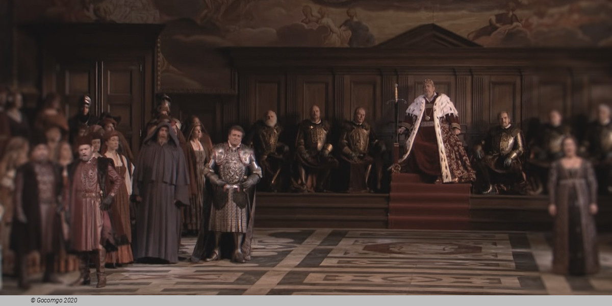 Scene 6 from the opera "Simon Boccanegra"