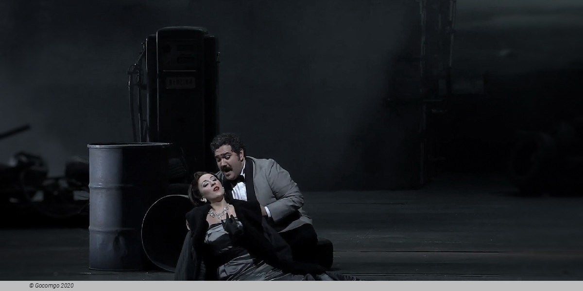 Scene 4 from the opera "Don Pasquale"