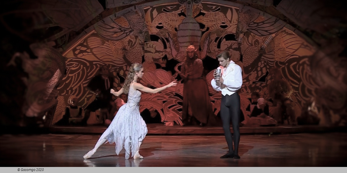 Scene 6 from the ballet "A Folk Tale"